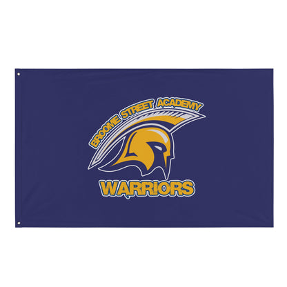 Flag | Broome Street Academy | Helmet Logo