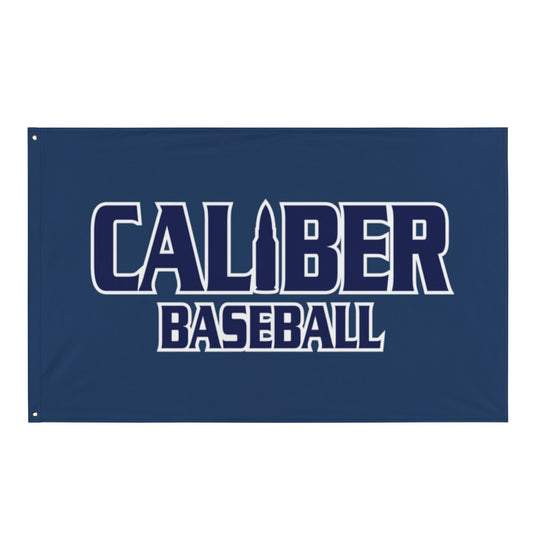 Flag | Caliber Baseball | Varsity Script Logo
