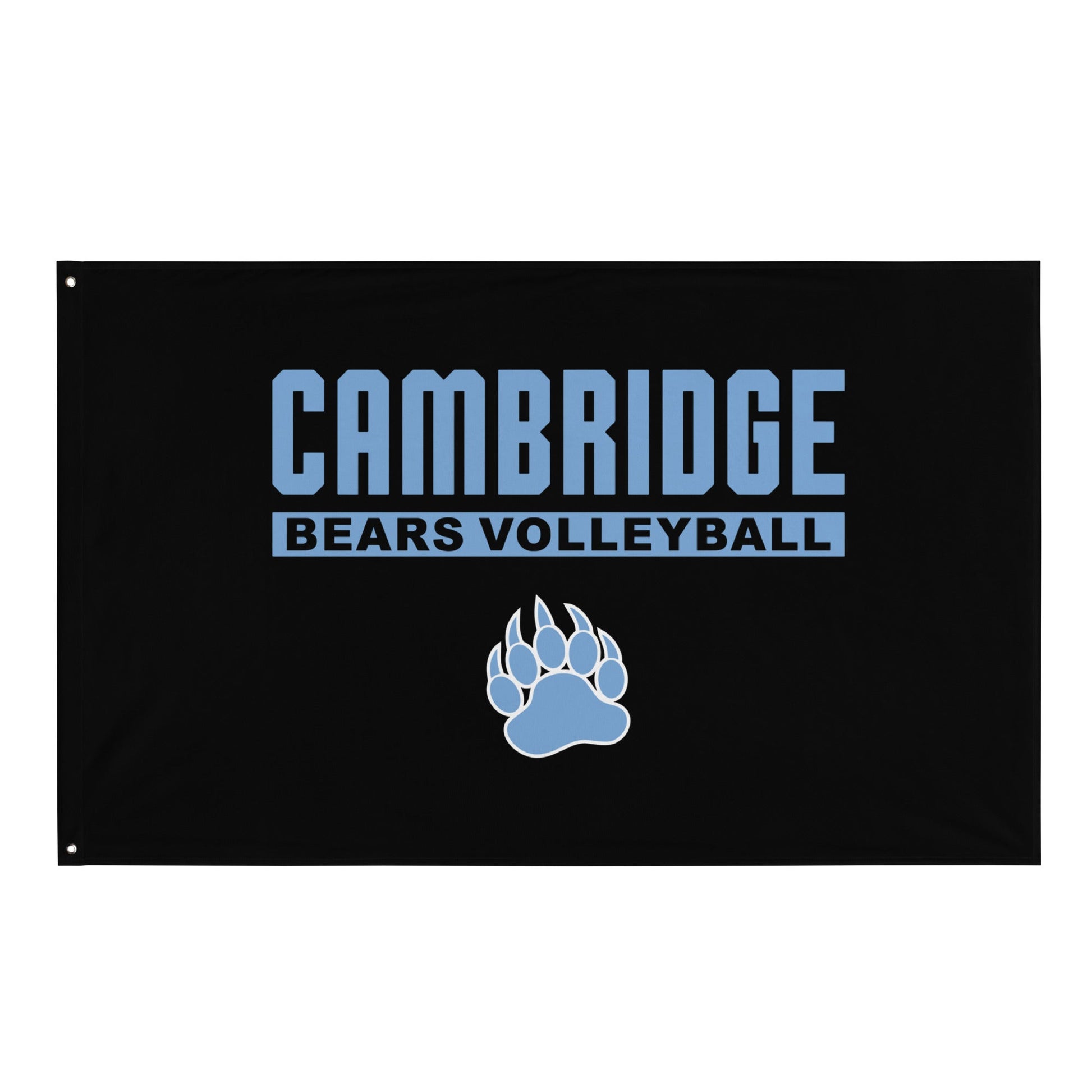 Flag | Cambridge Volleyball | Script Paw Logo