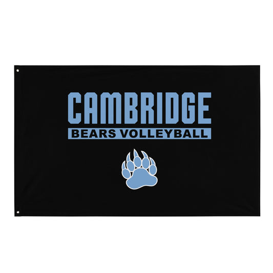 Flag | Cambridge Volleyball | Script Paw Logo