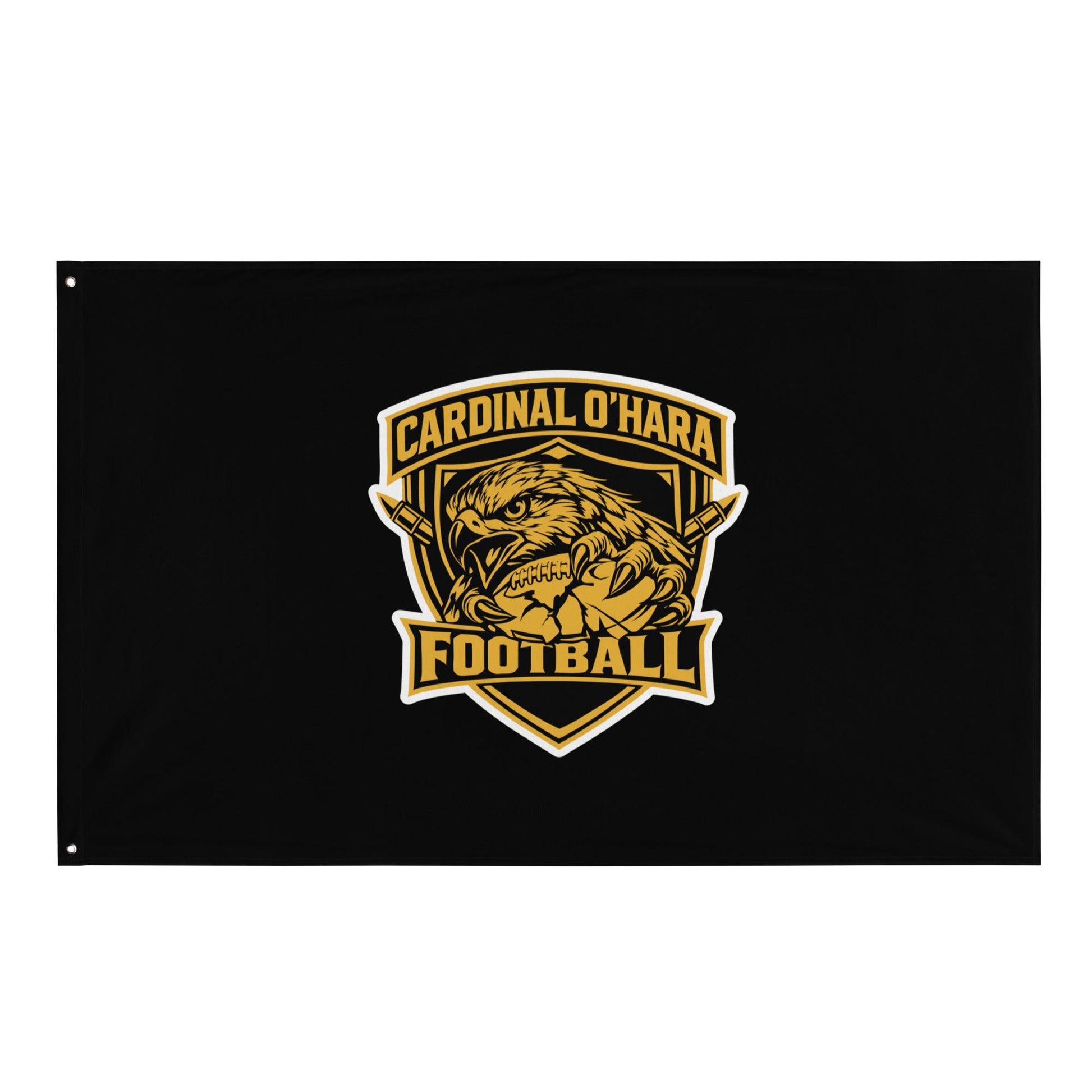 Flag | Cardinal Ohara Hawks | Shield Logo