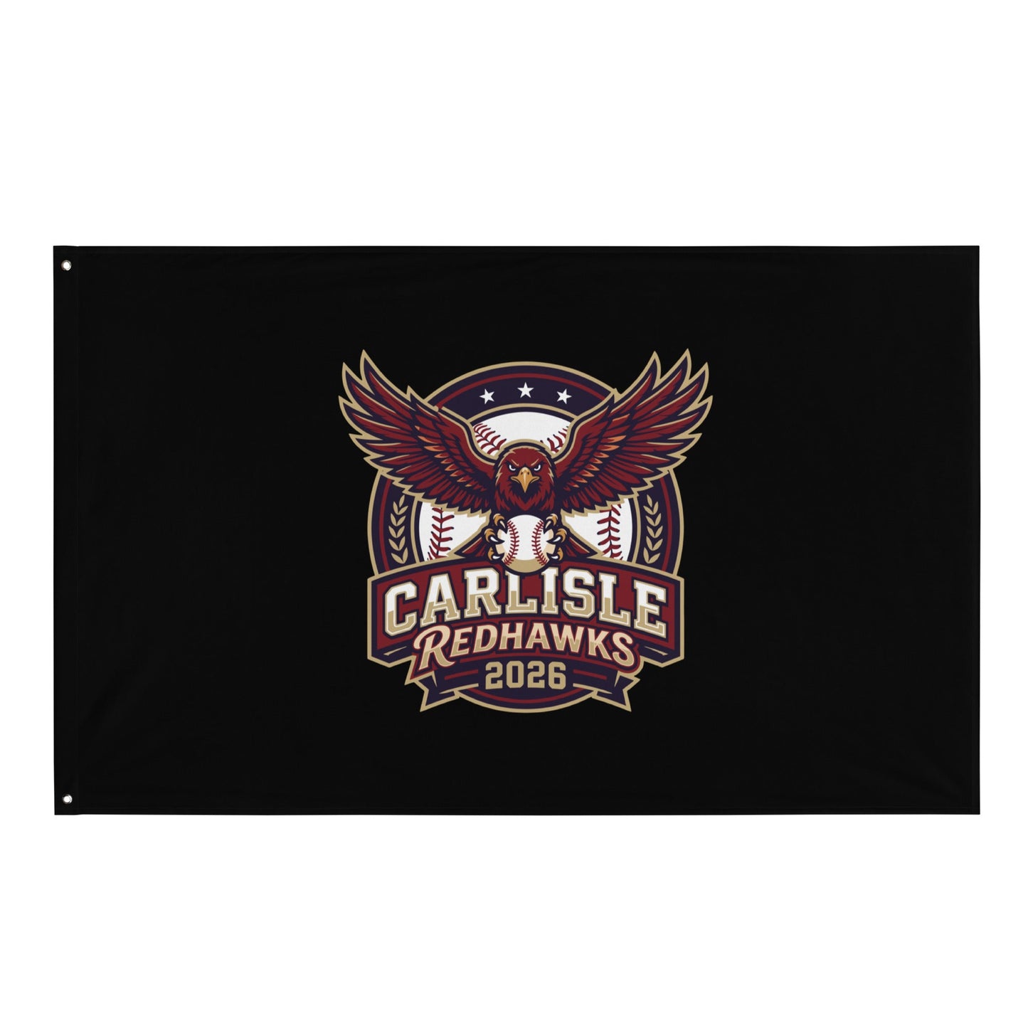 Flag | Carlisle Redhawks | Emblem Logo