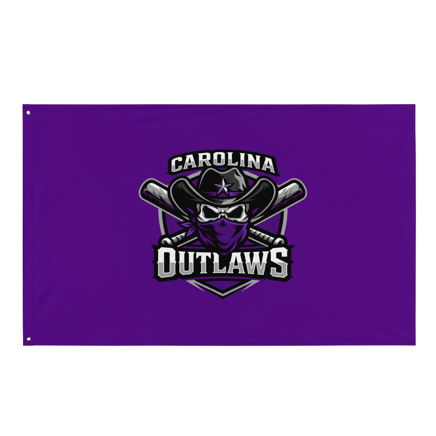 Flag | Carolina Outlaws Baseball | Shield Logo
