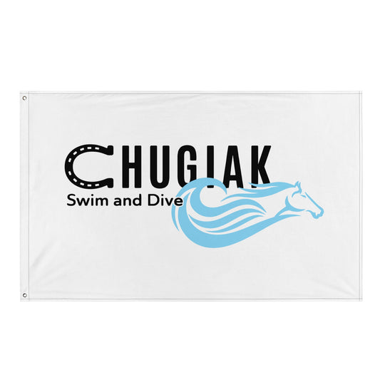 Flag | Chugiak Mustang Swim & Dive | Crest Logo