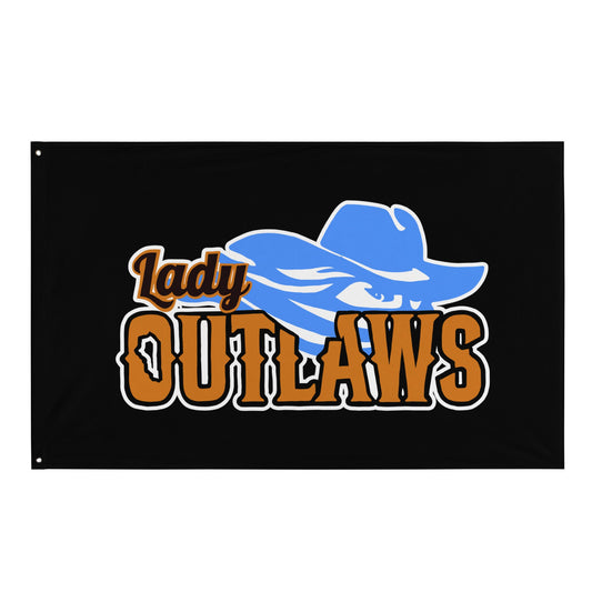 Flag | CKY Lady Outlaws | Script Logo