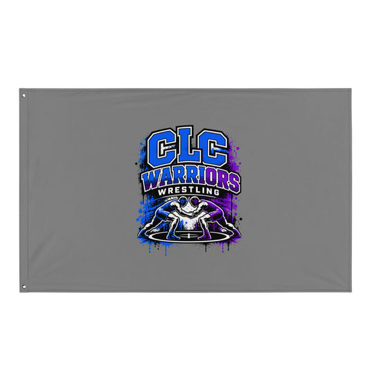 Flag | Clear Lake - Clayton Wrestling | Emblem Logo