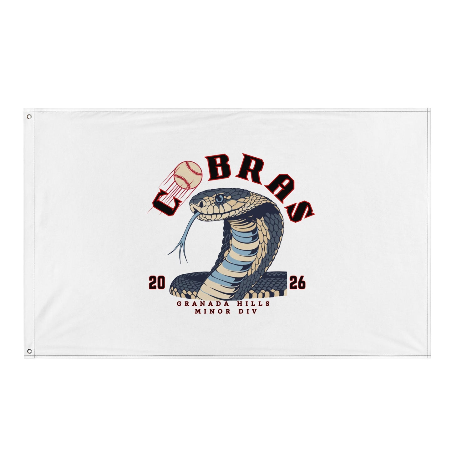 Flag | Cobras '26 | Minor Div Logo