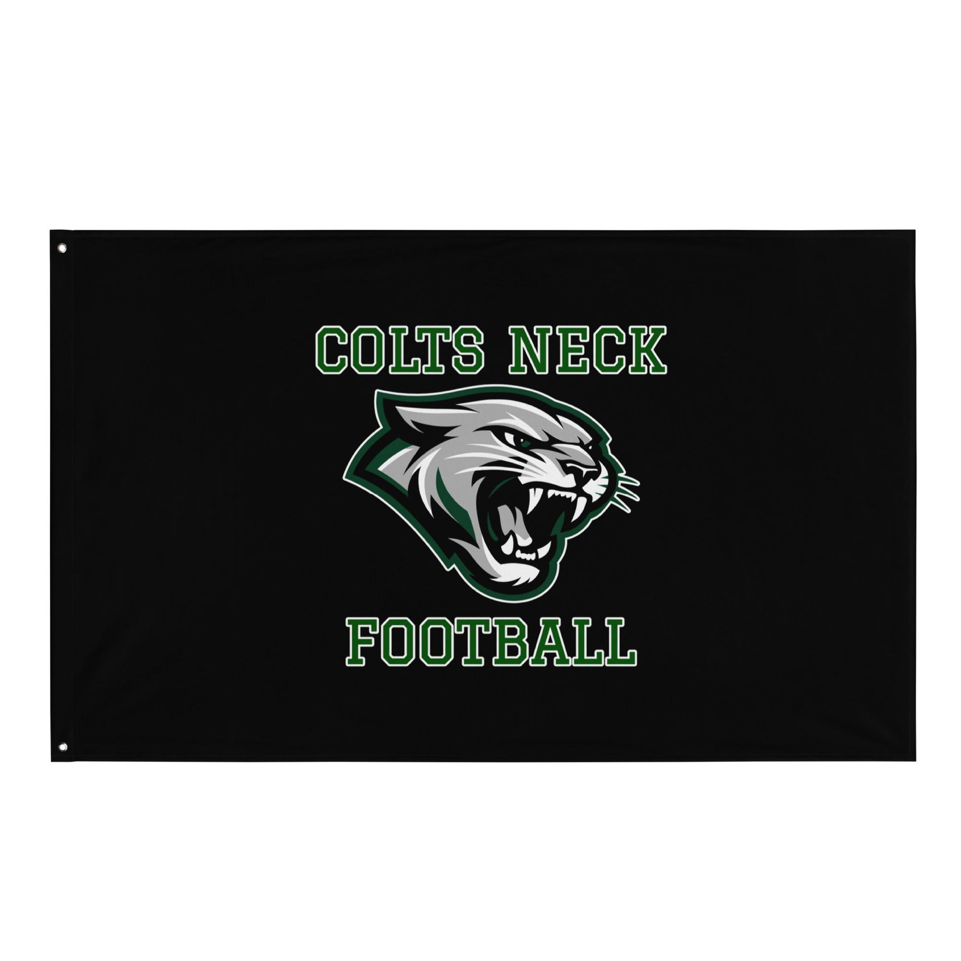 Flag | Colts Neck Cougars | Youth Tackle Football (AYF) | Green Predator Logo
