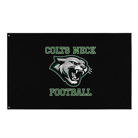 Flag | Colts Neck Cougars | Youth Tackle Football (AYF) | Green Predator Logo