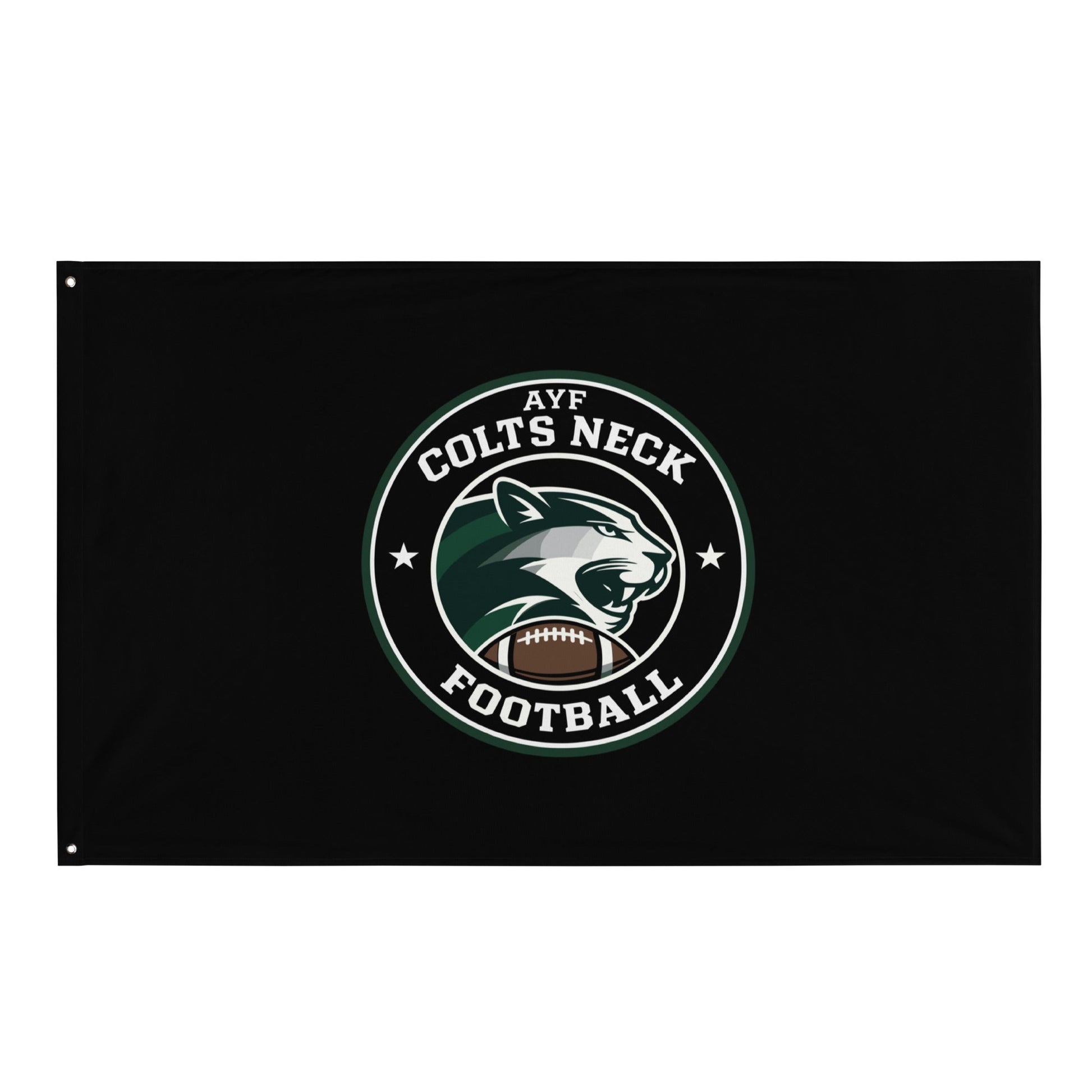 Flag | Colts Neck Cougars | Youth Tackle Football (AYF) | Varsity Badge Logo
