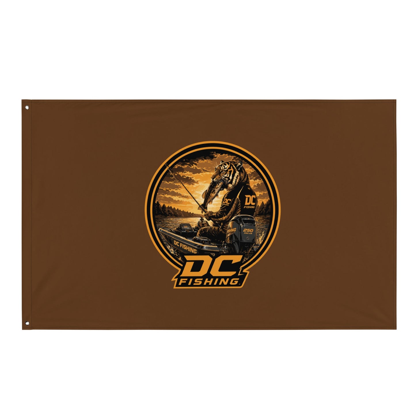 Flag | DeKalb Fishing Team | Badge Logo