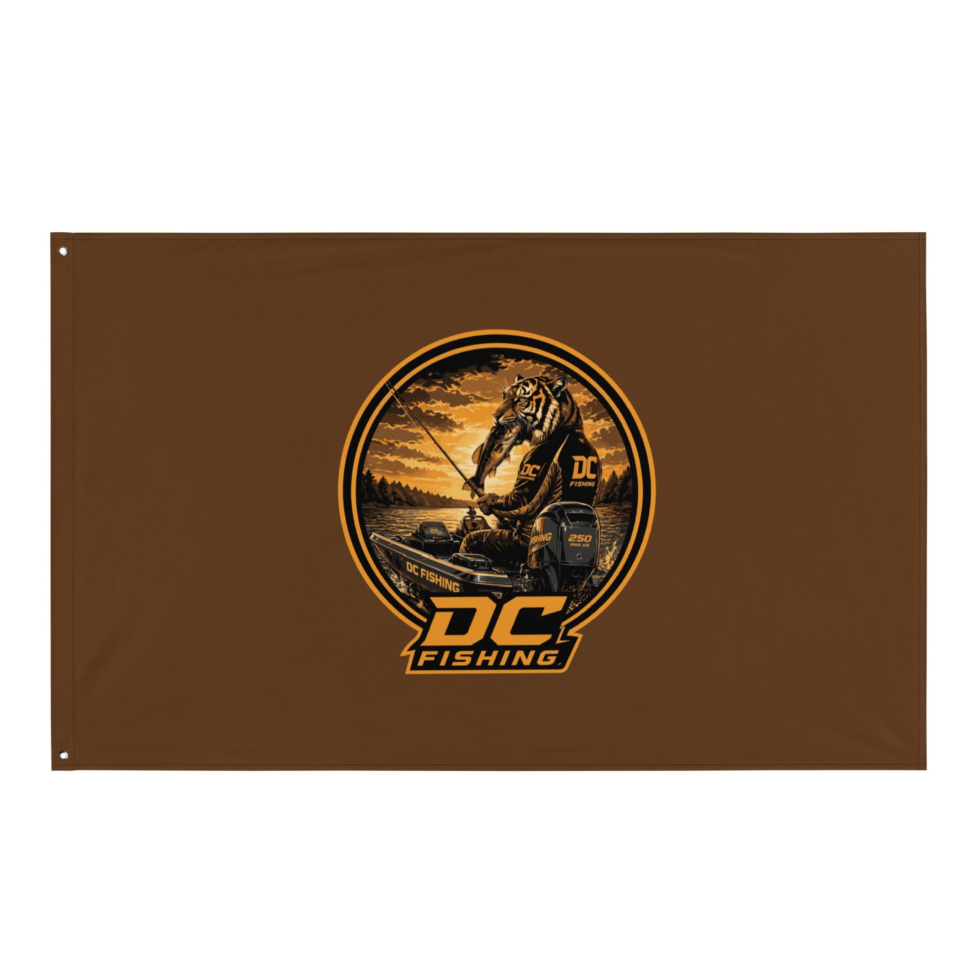 Flag | DeKalb Fishing Team | Badge Logo