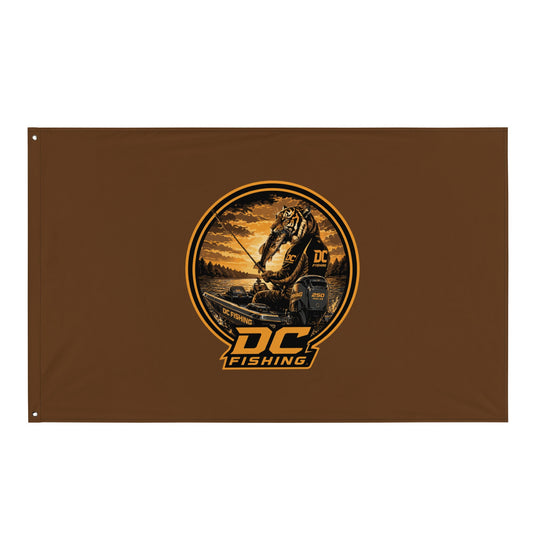 Flag | DeKalb Fishing Team | Badge Logo