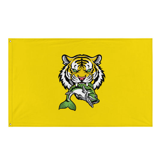 Flag | DeKalb Fishing Team | Mascot Logo