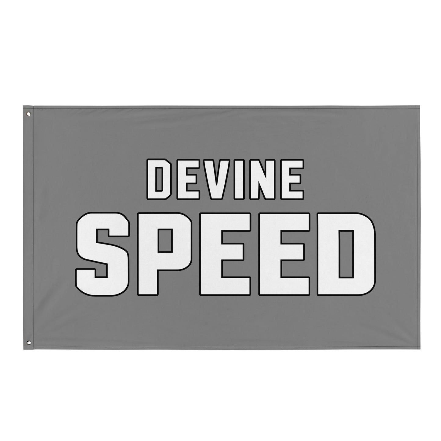 Flag | Devine Speed | Script Logo