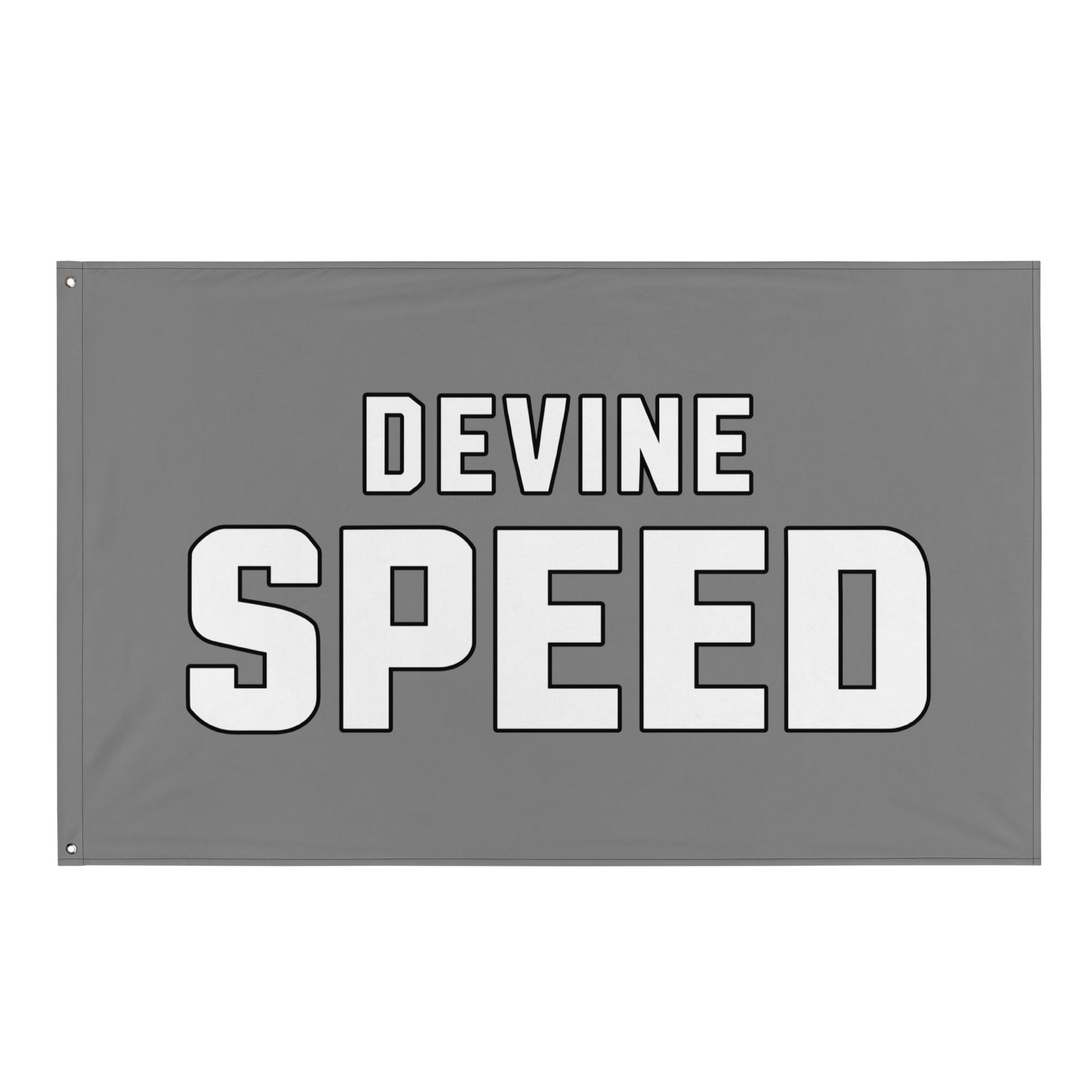 Flag | Devine Speed | Script Logo