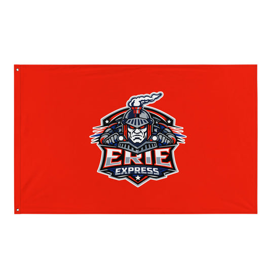 Flag | Erie Express Football | Badge Logo