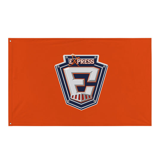 Flag | Erie Express Football | E Badge Logo