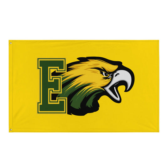 Flag | Evergreen Junior High | Mascot Logo