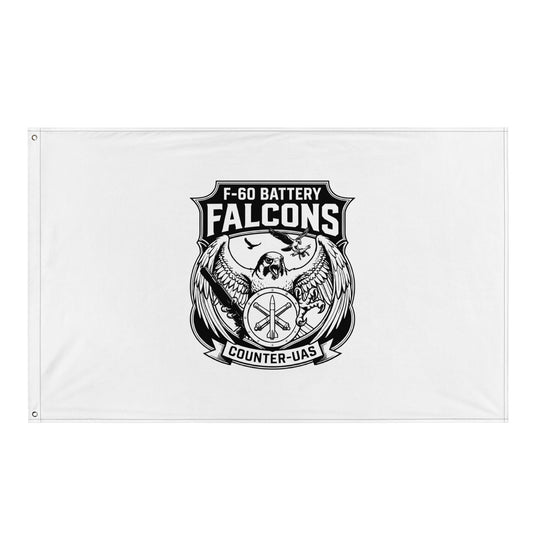 Flag | F - 60th ADA | Falcon Shield Logo