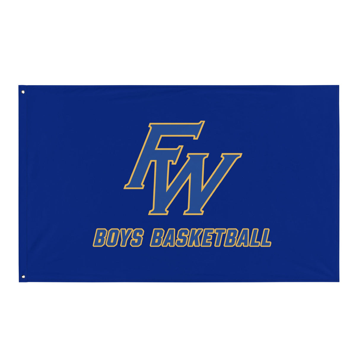 Flag | Fayette Ware Boys Basketball | FW Crest Logo