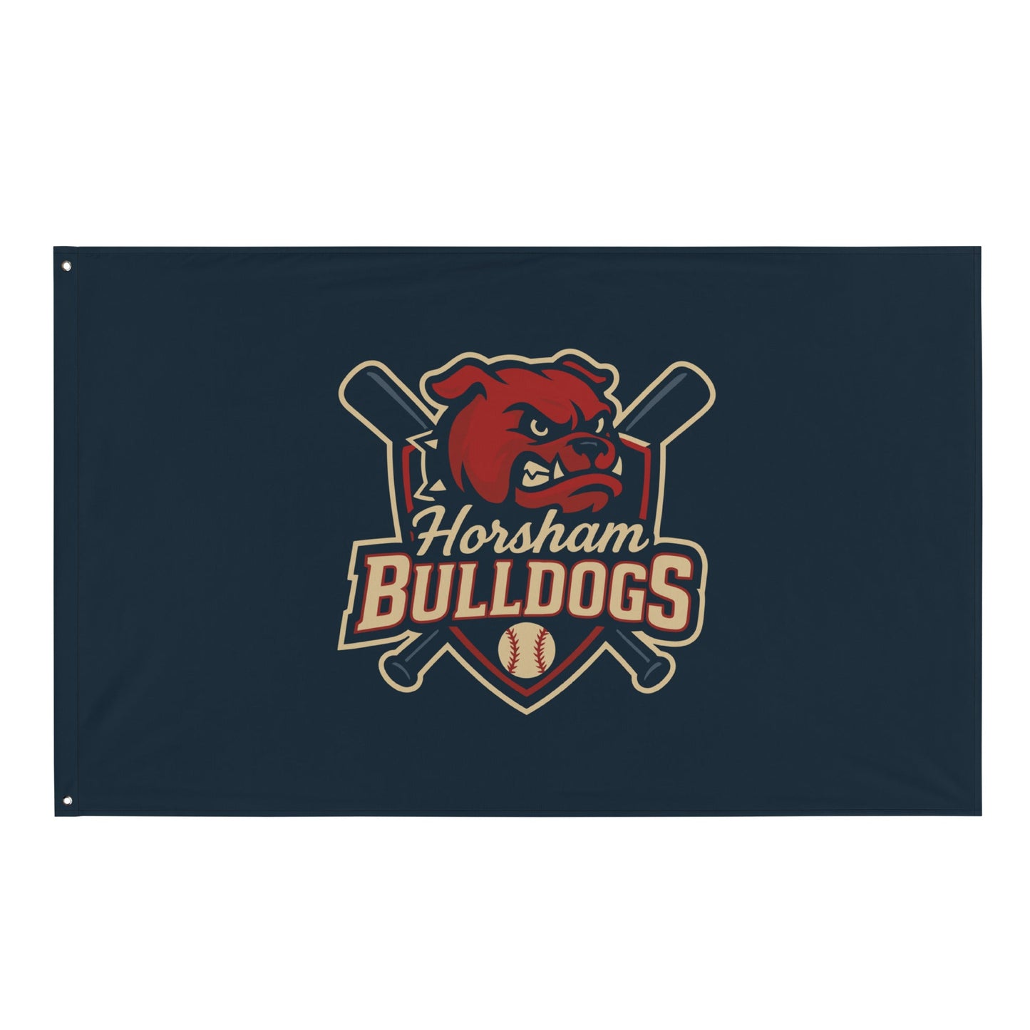 Flag | Horsham Travel Baseball | Bulldogs Logo