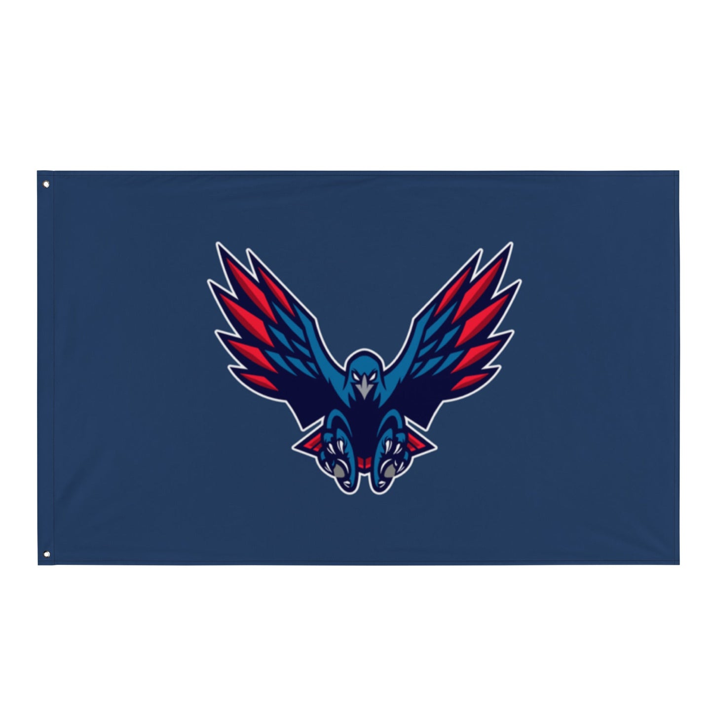 Flag | HSE | Vortex Raptor Mascot Logo