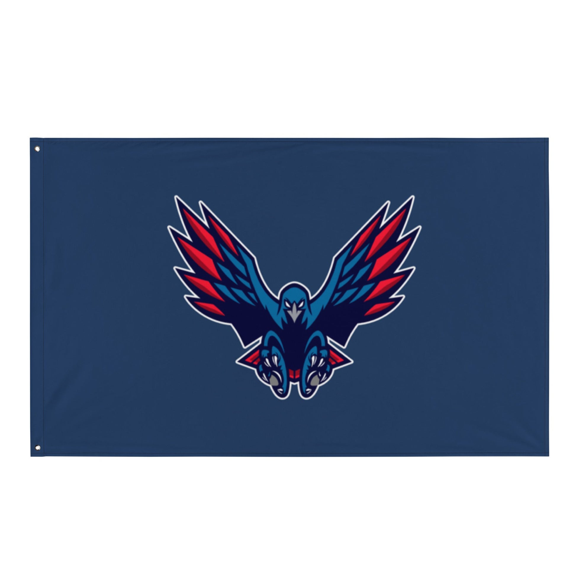 Flag | HSE | Vortex Raptor Mascot Logo