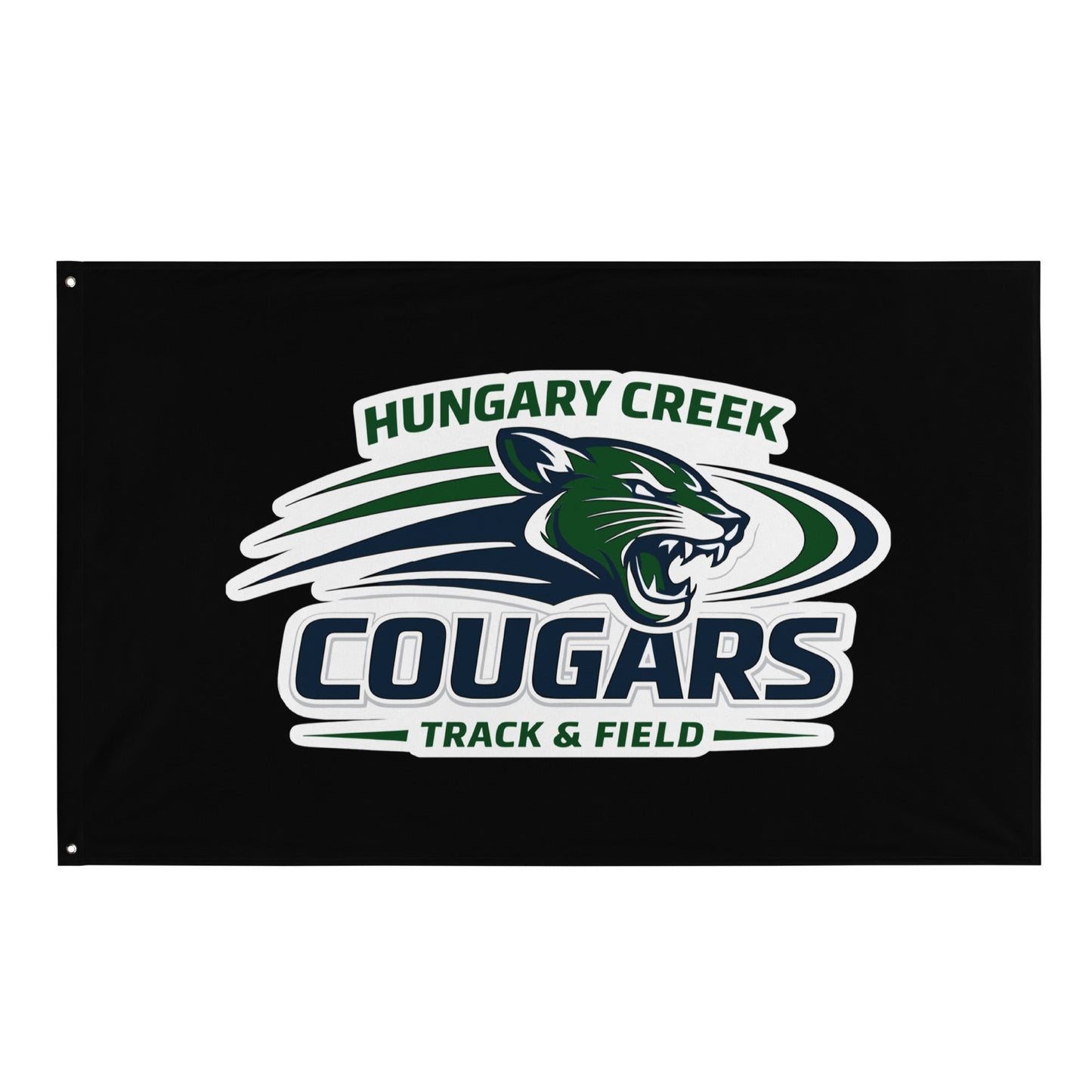 Flag | Hungary Creek Cougar | Modern Icon Logo