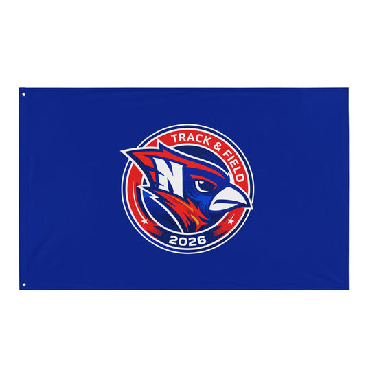 Flag | Hunter | Track & Field Badge Logo