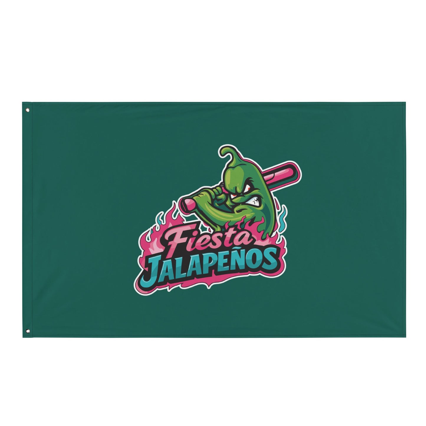 Flag | Jalapenos Baseball | Fiesta Logo