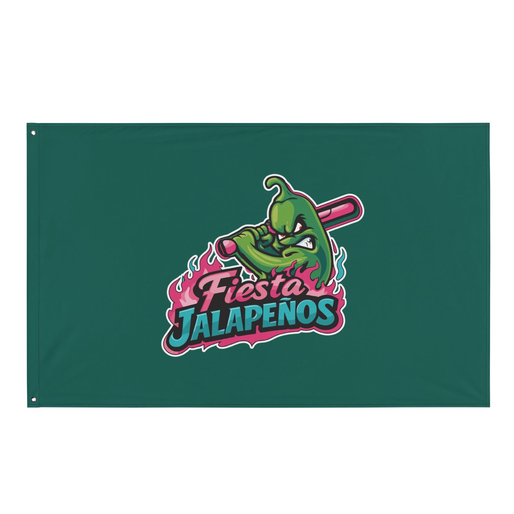 Flag | Jalapenos Baseball | Fiesta Logo