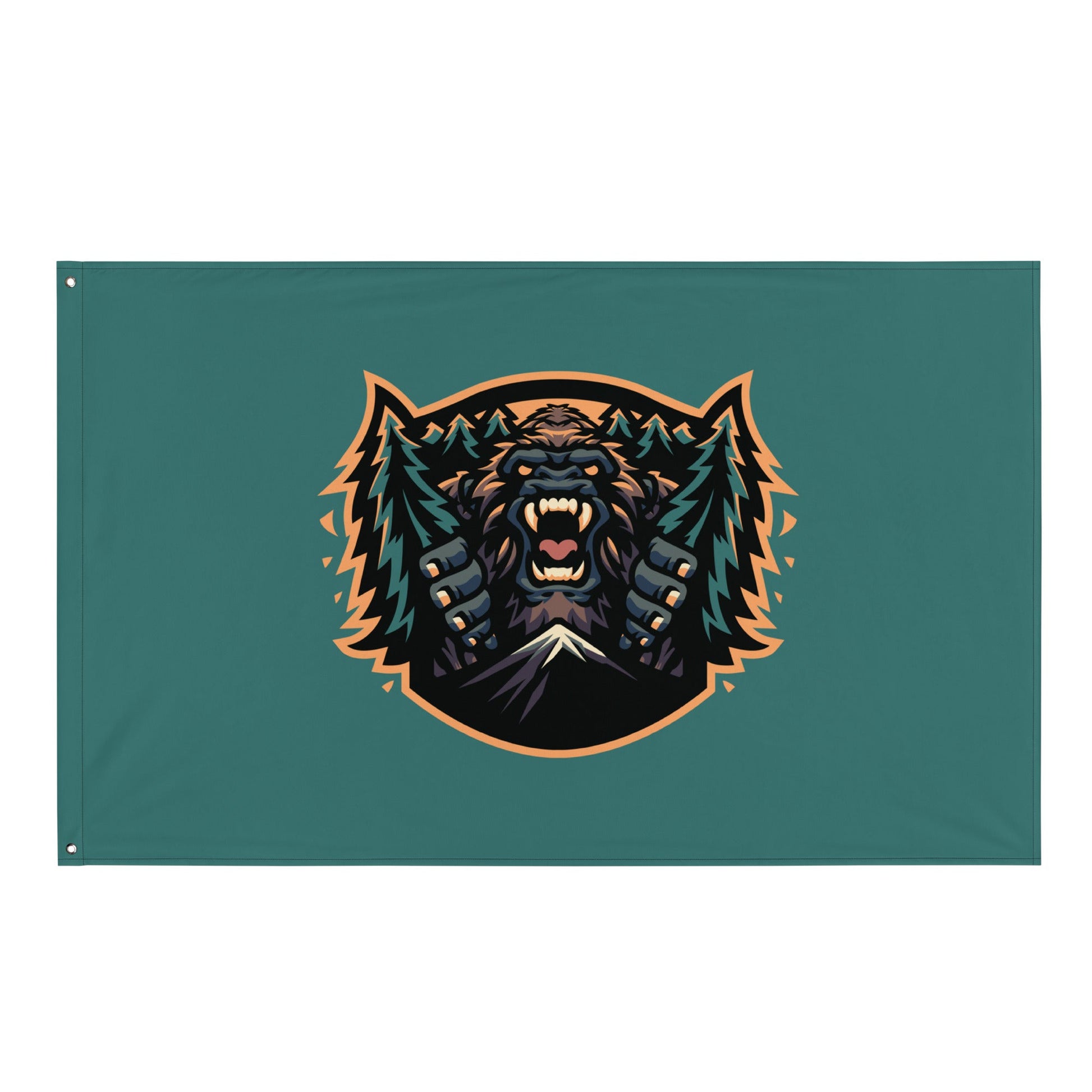 Flag | JBLM Bigfoot Hockey Team | Mascot Logo