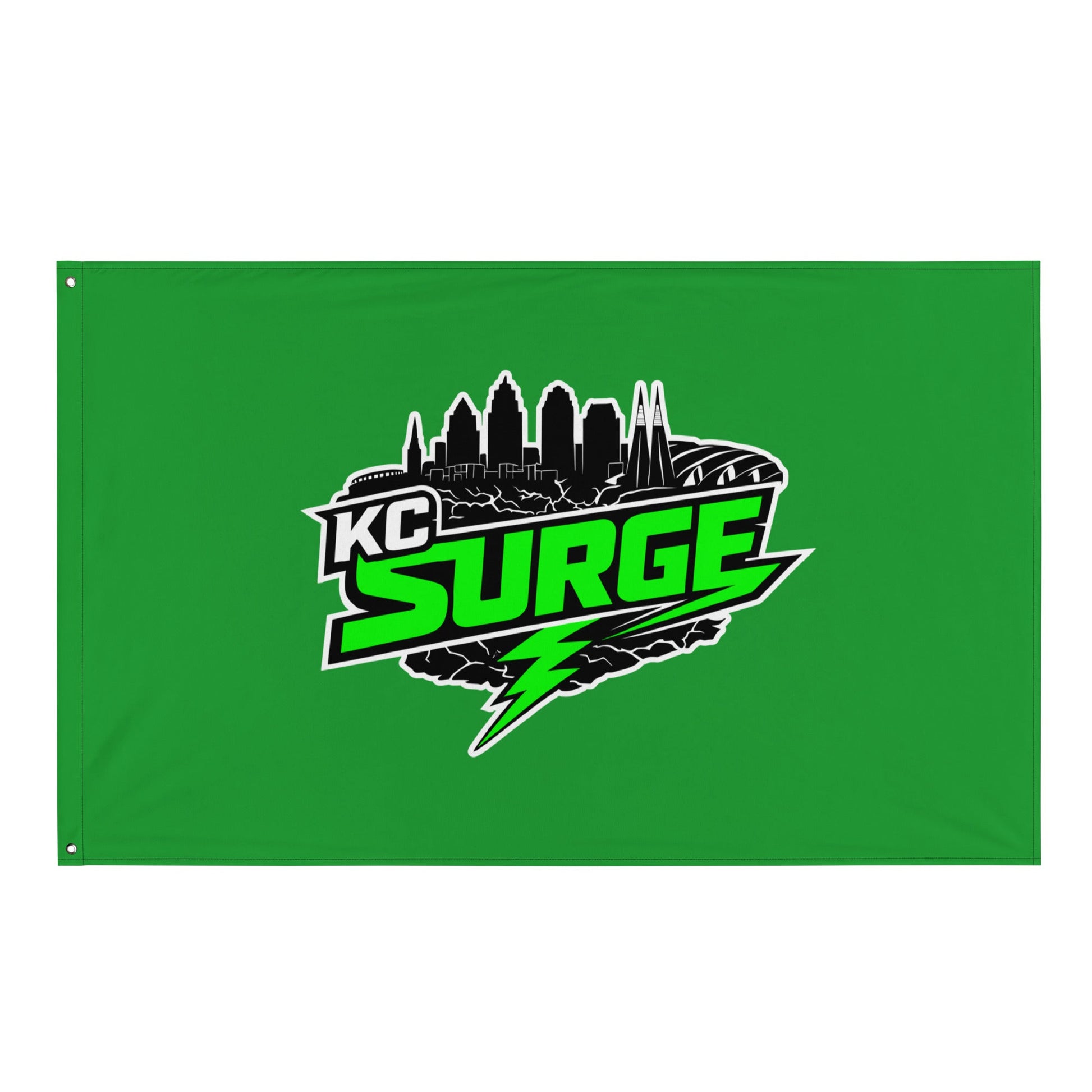 Flag | Kansas City Surge | Neon Skyline Logo