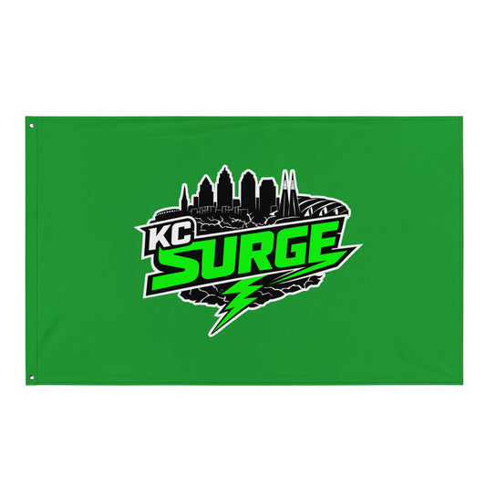 Flag | Kansas City Surge | Neon Skyline Logo