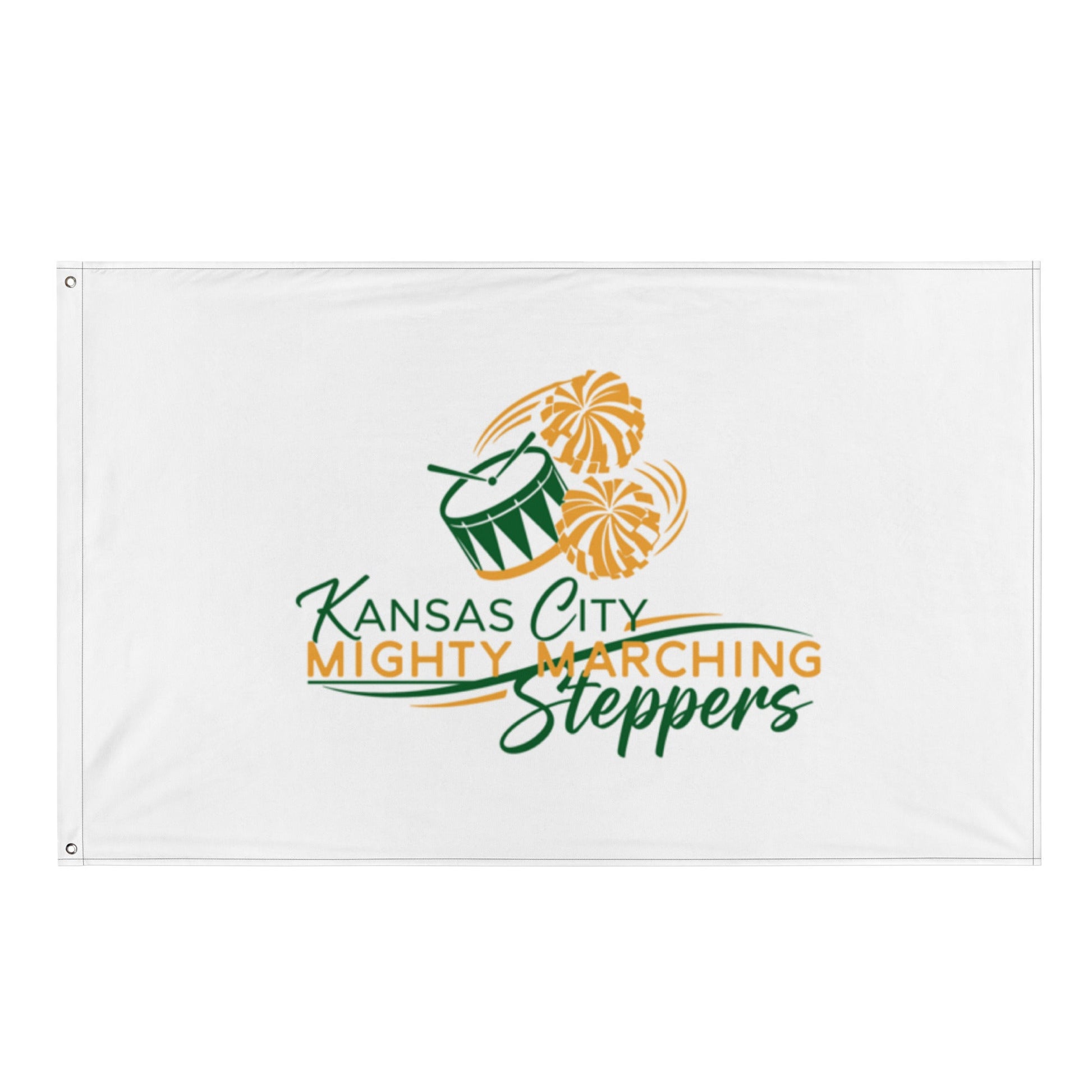 Flag | KC Mighty Marching Steppers | Script Logo