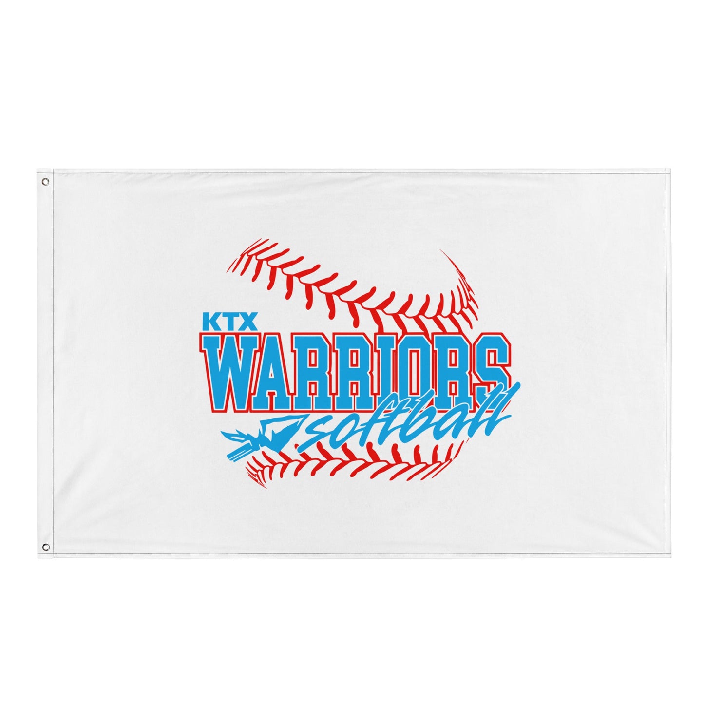 Flag | KTX Warriors | Softball Logo