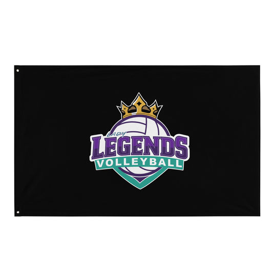 Flag | Lady Legends Volleyball | Crown Logo