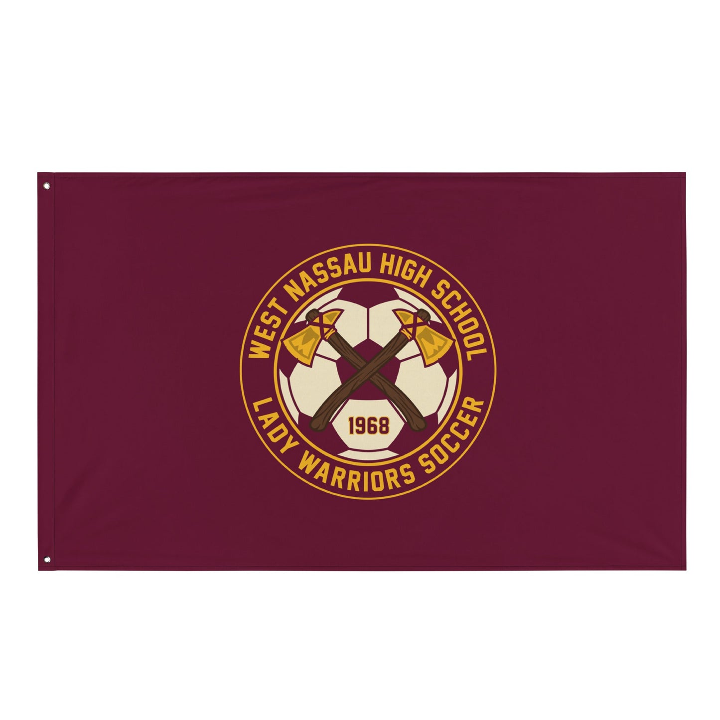 Flag | Lady Warrior Soccer Booster Club | Lady Warriors Logo