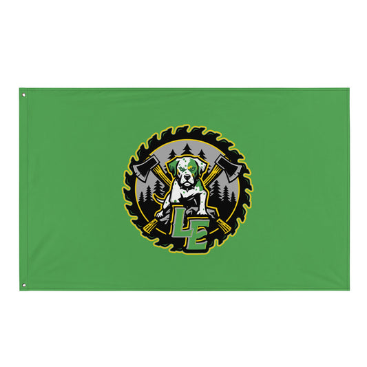 Flag | Lake Erie Power Pines | Saw Logo