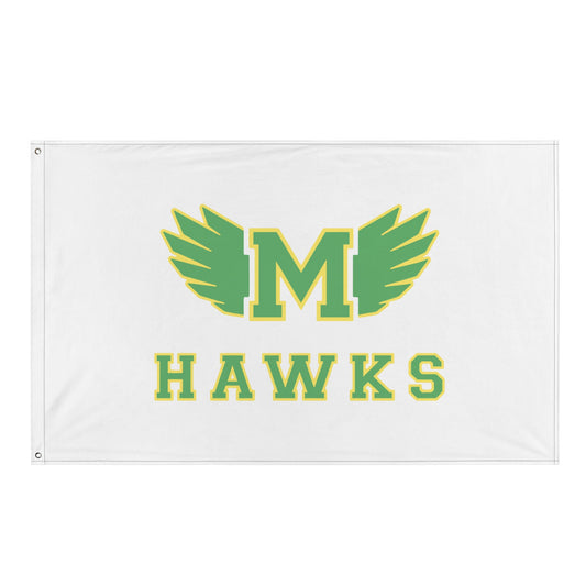 Flag | Lake Minneola Hawks Football | Icon Logo