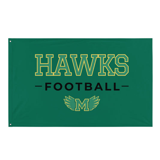 Flag | Lake Minneola Hawks Football | Mark Logo