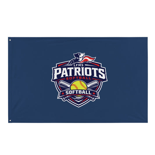 Flag | LFMS Athletics | Patriots Softball Logo