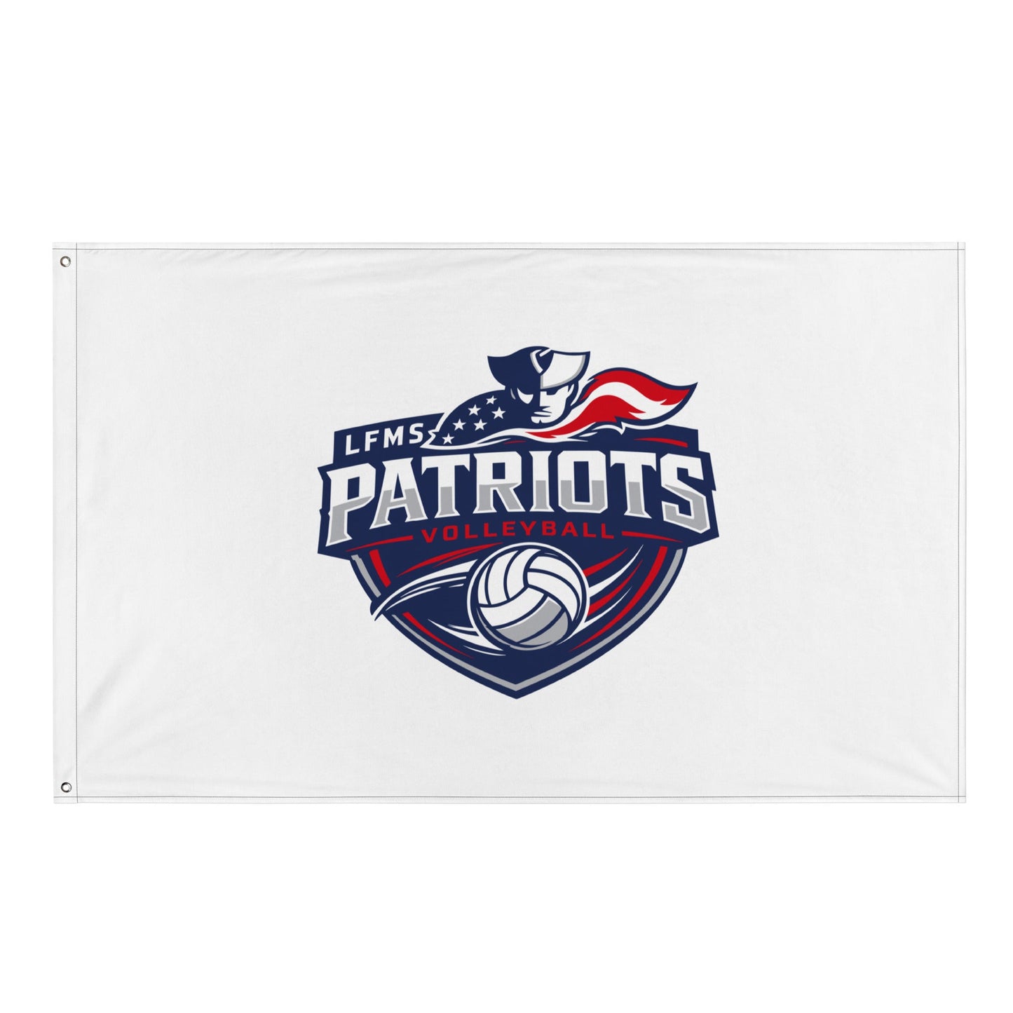 Flag | LFMS Athletics | Patriots Volleyball Logo