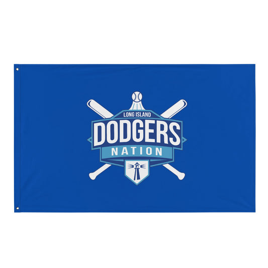 Flag | LI Dodgers Nation | Varsity Crest Logo