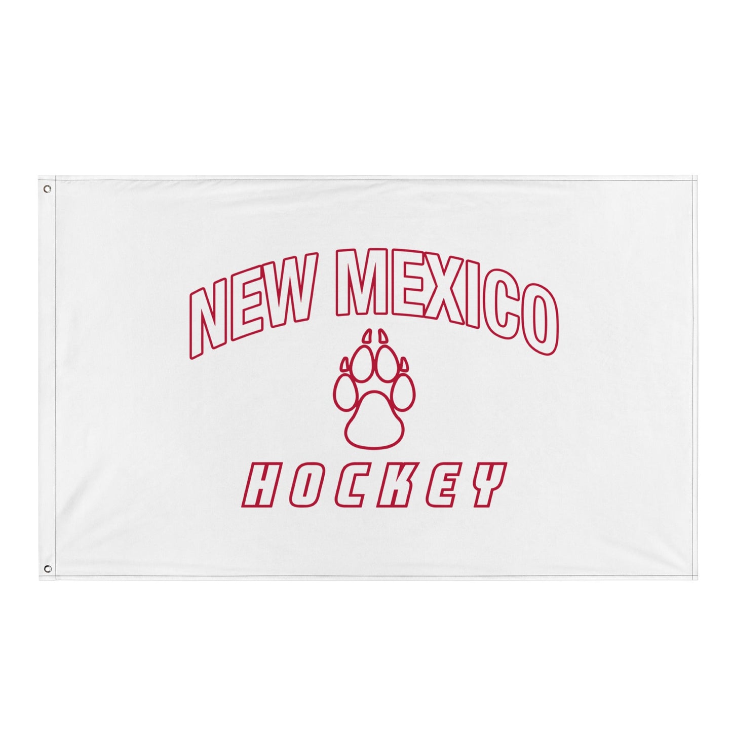 Flag | Lobo Women’s Ice Hockey | Script Logo