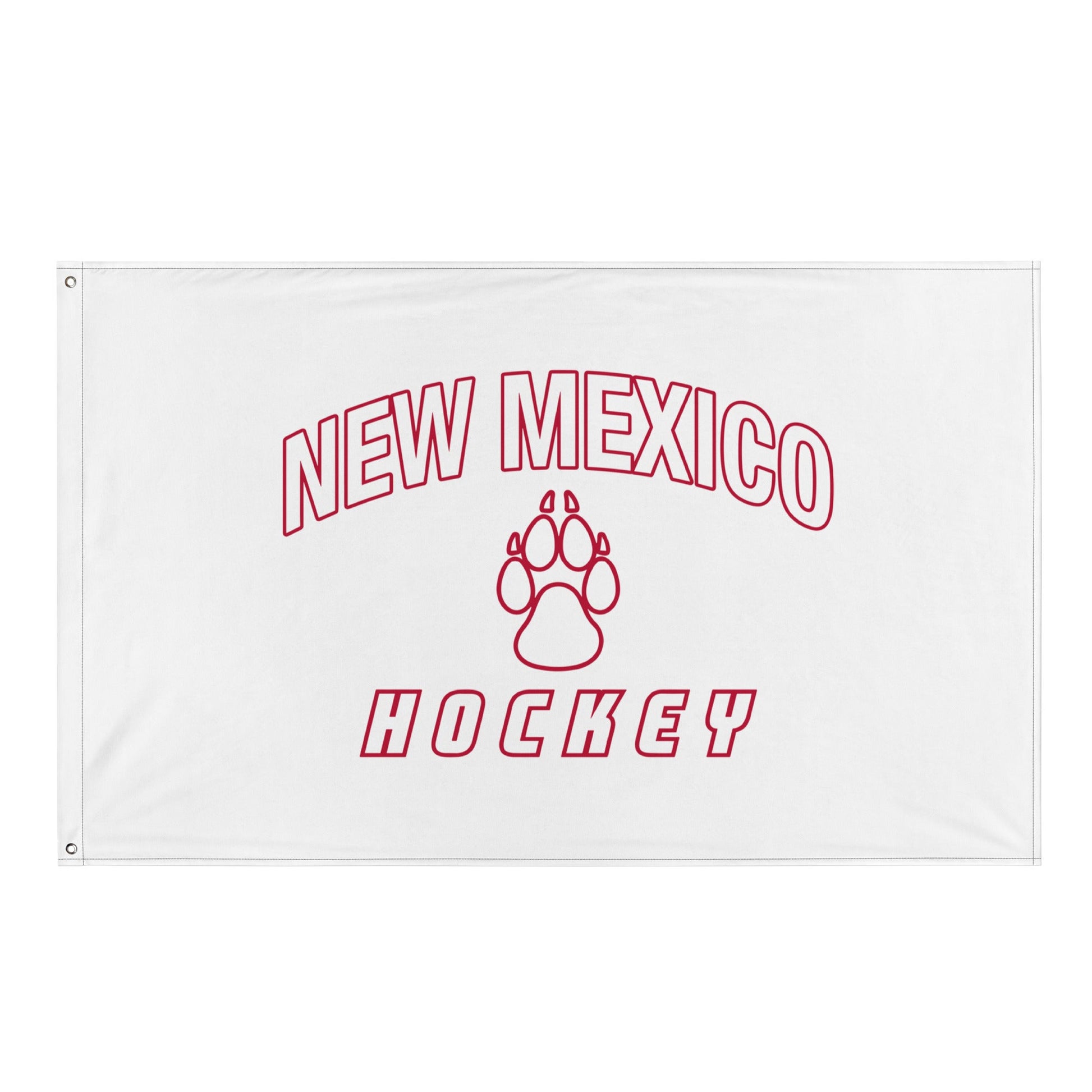 Flag | Lobo Women’s Ice Hockey | Script Logo