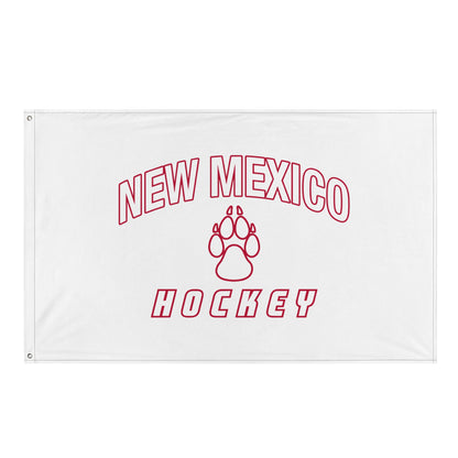 Flag | Lobo Women’s Ice Hockey | Script Logo