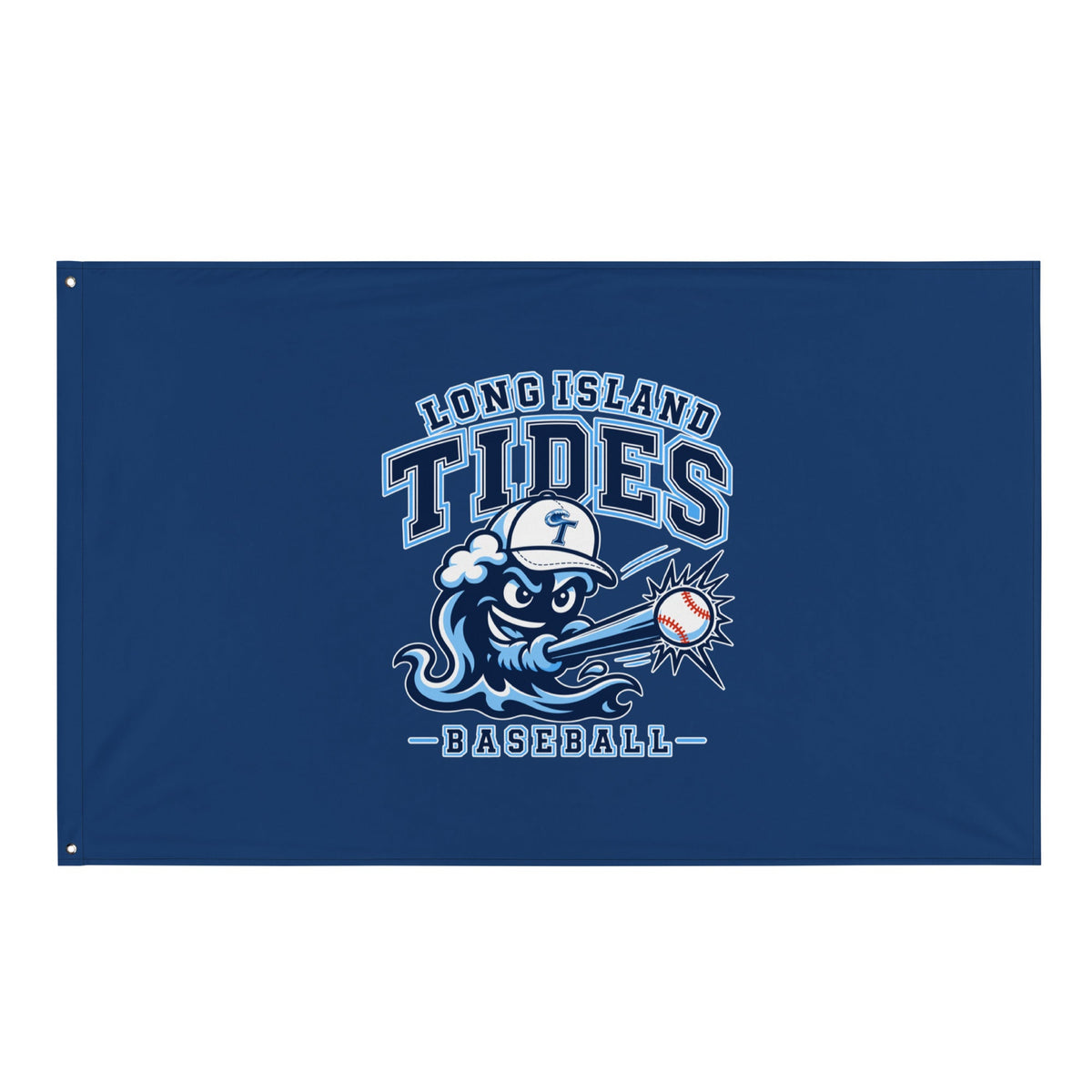 Flag | Long Island Tides Baseball | Valor Logo