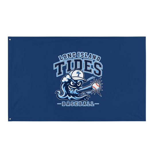 Flag | Long Island Tides Baseball | Valor Logo